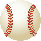 Бейсбольный мяч в векторе