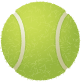 Теннисный мяч в векторе