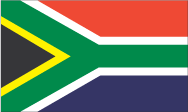 Флаг ЮАР в векторе