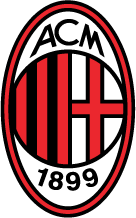 Логотип клуба Милан в векторе