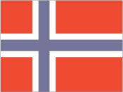 Флаг Норвегии в векторе
