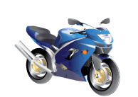 Спортивный мотоцикл в векторе