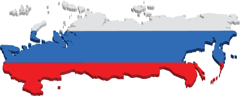 Карта России в векторе