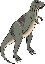 Тираннозавр в векторе