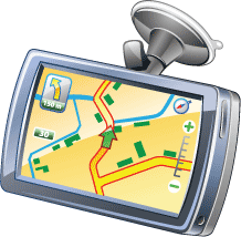 GPS-навигатор в векторе