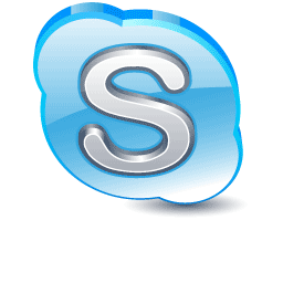 3d Логотип скайпа в векторе
