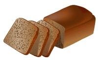 Хлеб в векторе