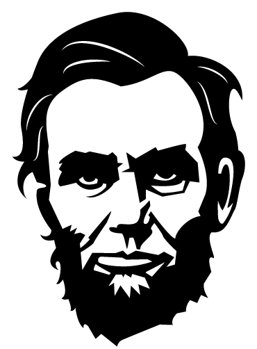Авраам Линкольн в векторе