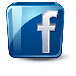 3d иконка facebook в векторе